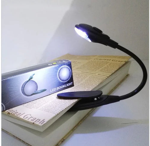 Luz de Lectura LED con Clip – Compacta y Portátil